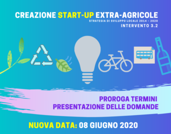 Proroga scadenza rilascio Domande di Sostegno -  Intervento 3.2