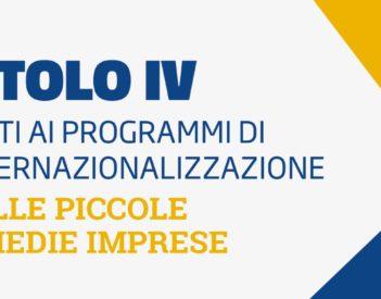 Regione Puglia: TITOLO IV  - Aiuti ai programmi di internazionalizzazione