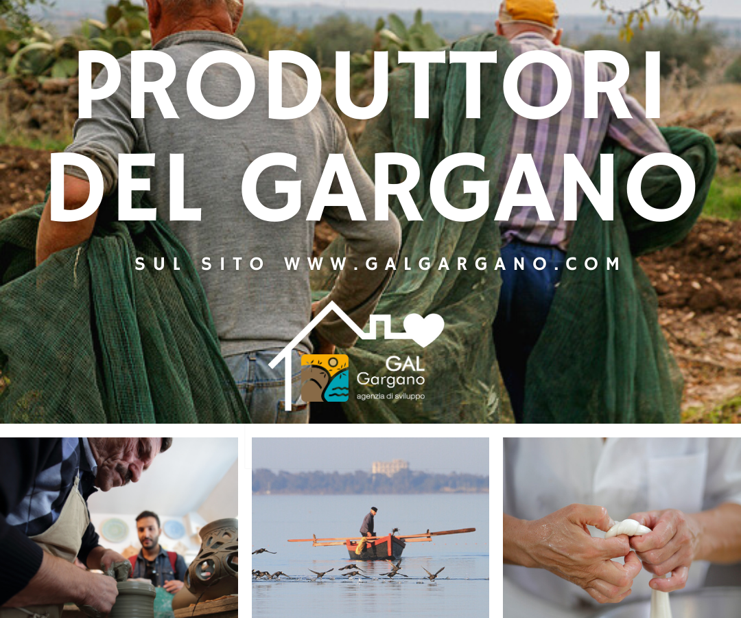 Avviso pubblico per i "Produttori del Gargano", la nuova sezione promozionale del Gal Gargano