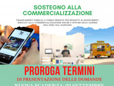 Proroga scadenza rilascio Domande di Sostegno -  Intervento 3.3